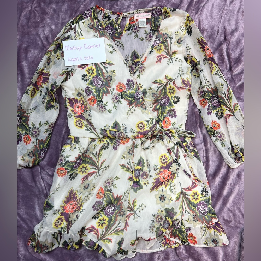 Long sleeve romper